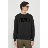 Michael Kors Bombažen pulover moška, črna barva