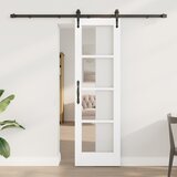 vidaXL notranja vrata s steklom 'ORKDAL'Bela 61x198.5 cm | Shoptok.si