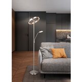  LED stoječa svetilka v srebrni barvi (višina 180 cm) Willis – | Shoptok.si