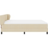 Box Spring Krevet s Madracem Krem 180x200 cm Tkanina | shoptok.hr