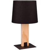 Tri O Črna/naravna LED namizna svetilka s tekstilnim senčnikom (višina 50 cm) Rahul – | Shoptok.si
