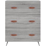  Visoka komoda siva sonome 69,5x34x180 cm od konstruiranog drva | shoptok.hr
