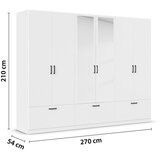 Boxxx OMARA ZA OBLAČILA, bela | Shoptok.si