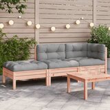 Maison Chic Vrtni kavč - Stol za vrt z blazinami in stolčkom za noge dvosed JS455, (21878845) | Shoptok.si