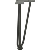 vidaXL Noge za mizo za lase 4 kosi antracit 30 cm trdno jeklo | Shoptok.si