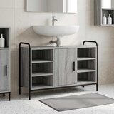  Kupaonski ormar Siva Sonoma 95 x 34 x 61 cm Konstruirano drvo Cijene