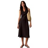 Calvin Klein crna midi haljina Cene