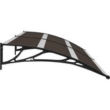 Nadstrešnica za vrata crna 240 x 75 cm PC | shoptok.hr