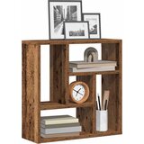 vidaXL Stenska polica Old Wood 45x16x45 cm Inženirski les | Shoptok.si