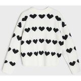 Sinsay Rebrasti pulover s motivom srca | shoptok.hr