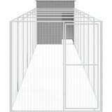  Kućica za pse s igralištem svjetlosiva 165x863x181 cm čelična | shoptok.hr