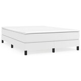 Maison Chic Posteljni okvir - Dvoposteljna postelja - Zakonska postelja bel 140x200 cm umetno usnje-J9917, (21768255) | Shoptok.si