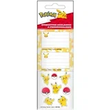 POKEMON - PIKACHU - šolske nalepke