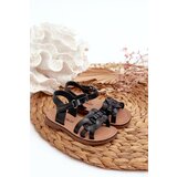Kesi Children's sandals with velcro fastening, Black Marimona | Shoptok.si