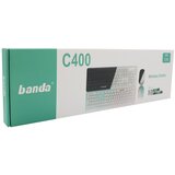  Tastatura i mis bezicni combo set banda c400 beli ( IT1060 ) | Eponuda.com