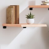 Maison Chic Stenska polica - Viseča Polica 40x50x(2-4) cm neobdelana trdna hrastovina, (21784760) | Shoptok.si