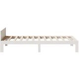 vidaXL Posteljni okvir brez vzmetnice bel 80x200 cm trdna borovina | Shoptok.si