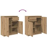 vidaXL Komoda s ladicama artisan hrast 71x35x84 cm konstruirano drvo | shoptok.hr