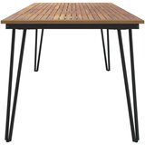  Vrtni stol s U-nogama 180x90x75 cm od masivnog drva bagrema | shoptok.hr
