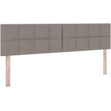  s madracem i skladištem Sivo-smeđa 160 x 200 cm Baršun | shoptok.hr