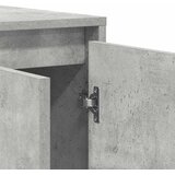  Kreveta Beton siva 120 x 41 x 75 cm Konstruirano drvo | shoptok.hr