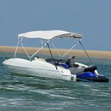 vidaXL bimini tenda s 4 loki in stranicami 243x(170-182)x137 cm Cene