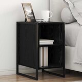  Noćni ormarić Crni hrast 39.5 x 30 x 50 cm Konstruirano drvo | shoptok.hr