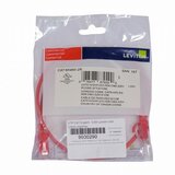 Leviton UTP CAT.6 patch 0,6m rdeč 3,8mm HighFlex | Shoptok.si