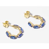 Victoria Cruz arisa sapphire gold mindjuše sa swarovski kristalima ( a4136-08dt ) Cene