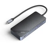 HUB USB-C COM COMPARTIMENTO PARA DISCOS, 10 GBPS, HDMI, 4K 60 HZ, PD, 100 W PARA LAPTOP., (5000261425)