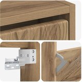  Ormar za cipele na zidu DELFT 71 x 17 x 43 cm Konstruirano drvo | shoptok.hr