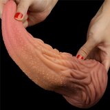 Lovetoy Dual Layered Platinum Silicone Nature Tongue 10" | shoptok.hr