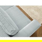 Bobochic Paris Svijetlo siva sklopiva/s prostorom za odlaganje sofa od samta 244 cm Chelsea – | shoptok.hr