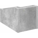  Kutija za LP ploče Betonska siva 18 x 32 x 18 cm | shoptok.hr