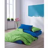 Mijolnir Zelena/plava posteljina za bračni krevet/za produženi krevet od renforce pamuka s uključenom plahtom/4-dijelna 200x220 cm Sage – | shoptok.hr