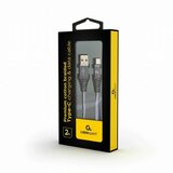 Cablexpert Kabel USB 2.0 A-C 2m bombažna zaščita siv | Shoptok.si