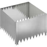 vidaXL Ograda oko Travnjaka 60 x 60 x 35 cm Čelik Srebrna - Pocinčani čelik 60 x 60 x 35 cm 1 Cijene