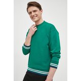 United Colors Of Benetton Bombažen pulover moška, zelena barva | Shoptok.si