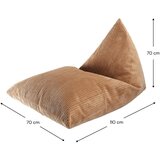 Wigiwama Smeđa vreća za bebe od samta Big Lounger – | shoptok.hr