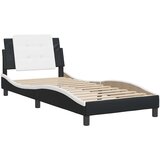  Okvir za krevet bez madraca Zadar crno-bijeli 100x200cm umjetna koža | shoptok.hr