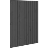 Maison Chic stensko posteljno vzglavje - vzglavna omarica - nočna omarica sivo 82,5x3x110 cm trdna borovina, (21706876) Cene