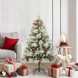  Umjetno božićno drvce S LED lampica Zelena i bijela 150 cm | shoptok.hr