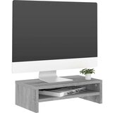 vidaXL Stalak za monitor boja sivog hrasta 42 x 24 x 13 cm drveni | shoptok.hr
