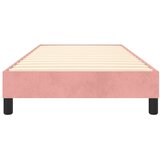  Okvir za krevet s oprugom ružičasti 80x200 cm baršunasti | Eponuda.com