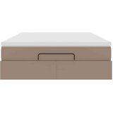  Otomanski krevet s madracem cappuccina 140x190cm umjetna koža | shoptok.hr