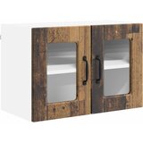  Zidni stakleni ormarić PORTO 2 pcs Staro drvo 60 x 31 x 40 cm | Eponuda.ba