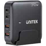 Unitek GaN network charger - P1228ABK01-EU | 70W 2x USB-C 2x USB-A | shoptok.hr