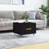 vidaXL Stolić za kavu crni 50 x 50 x 40 cm od konstruiranog drva | shoptok.hr
