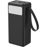 Power bank 40000 mAh 65W PD 2xUSB-A + 2xUSB-C sa LED svetiljkom i USB-C kablom 1m Cene