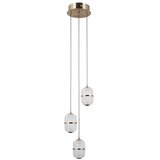 ITALUX PND-34375-3-HBR - LED luster na sajli ALANI 3xLED/5W/230V 3000K zlatna | Eponuda.com